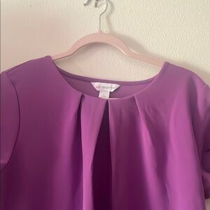 Liz Claiborne Purple Blouse